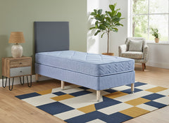 Beamish Student Contract Coil Sprung Quilted Divan Bed Set on Legs