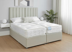 Supreme Guest Hotel Zip and Link Contract 1500 Pocket Sprung Divan Bed Set