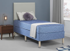 Derwent Care Contract Water Resistant Coil Sprung Divan Bed Set on Legs