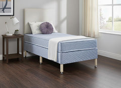 Thornley Orthopaedic Care Contract PVC Water Resistant Coil Sprung Divan Bed Set on Legs