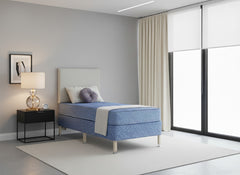 Derwent Pocket Care Contract Water Resistant 1000 Pocket Sprung Divan Bed Set on Legs