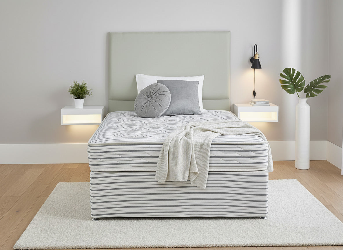 Farnham Orthopaedic Guest Hotel Contract Coil Sprung Divan Bed Set