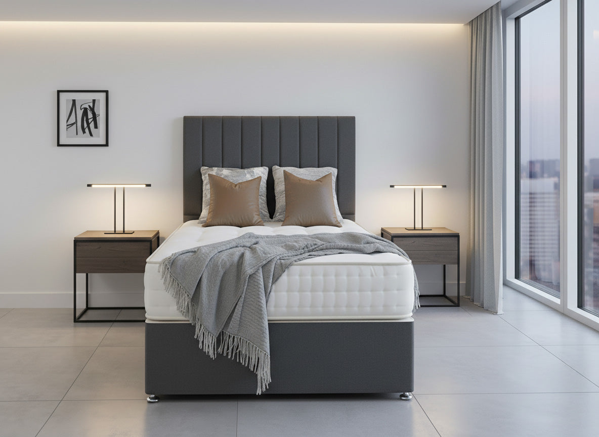 Luxury Hotel Contract 3000 Pocket Sprung Intelligent Memory Divan Bed Set
