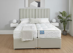 Supreme Guest Hotel Zip and Link Contract 1500 Pocket Sprung Divan Bed Set