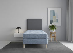 Warren Student Contract Tufted Coil Sprung Divan Bed Set on Legs