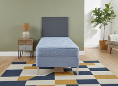 Beamish Student Contract Coil Sprung Quilted Divan Bed Set on Legs