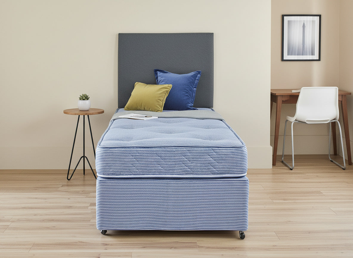 Warren Student Contract Tufted Coil Sprung Divan Bed Set