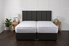 Essentials Guest Hotel Zip and Link Contract 1500 Pocket Sprung Divan Bed Set