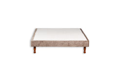 Platform Top Divan Bed Base on Skittle Wooden Legs