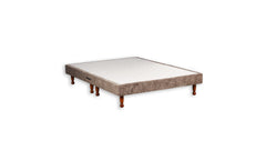 Platform Top Divan Bed Base on Skittle Wooden Legs