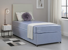 Thornley Care Contract PVC Water Resistant Coil Sprung Divan Bed Set