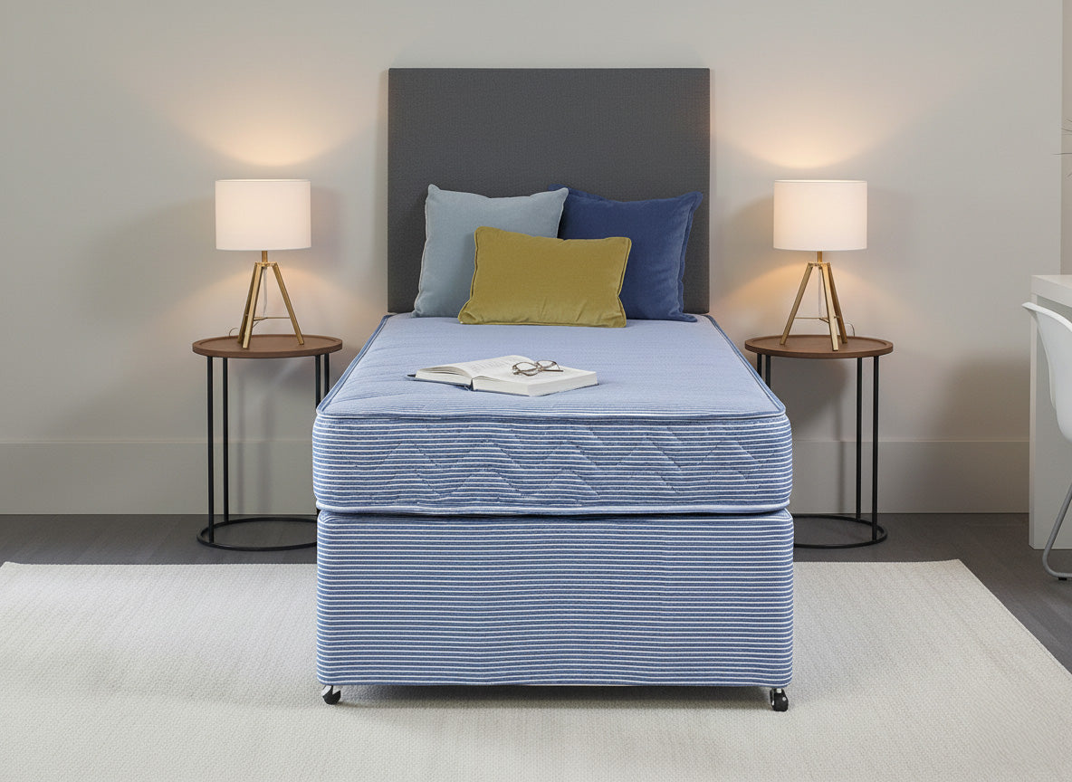 Horden Student Contract Coil Sprung Flat Panel Mattress