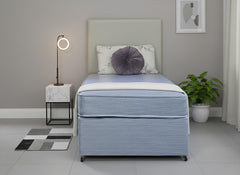 Thornley Care Contract PVC Water Resistant Coil Sprung Divan Bed Set