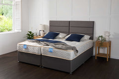 Supreme Guest Hotel Zip and Link Contract 2000 Pocket Sprung Divan Bed Set